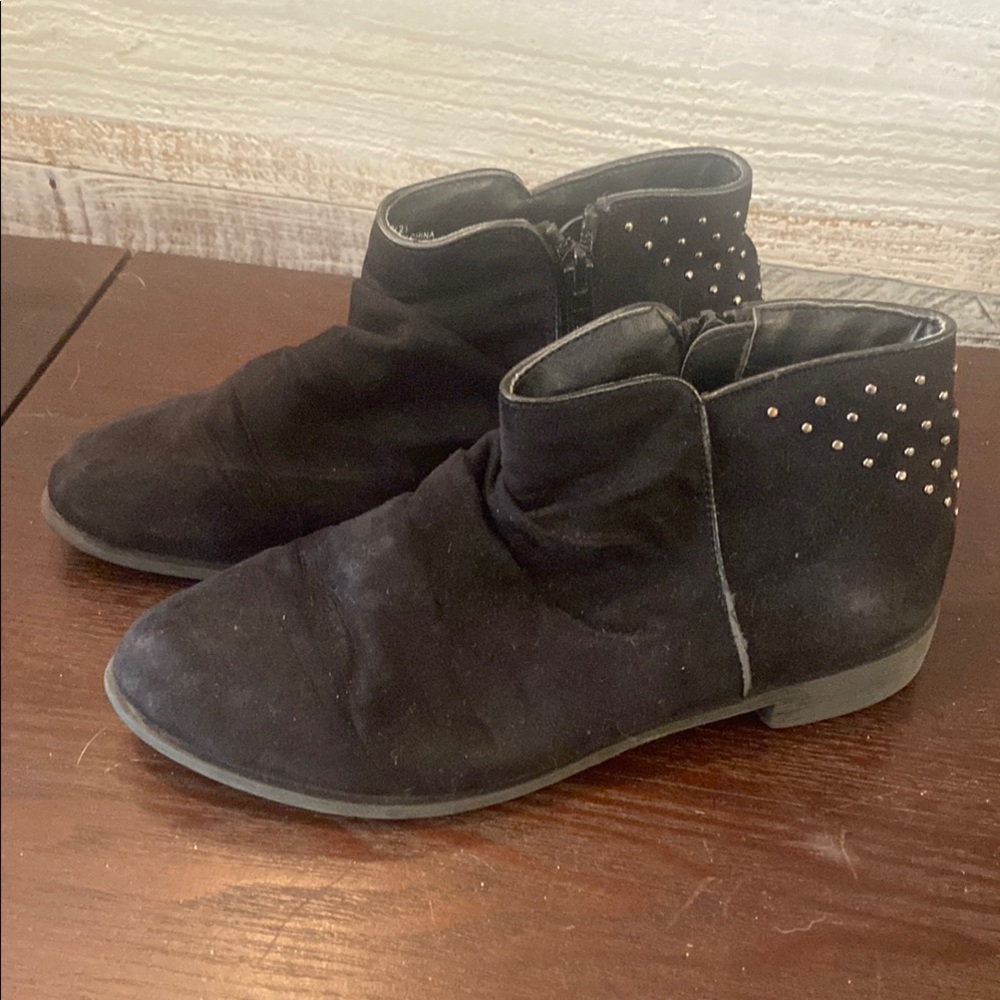 H&M Black Leather Boots